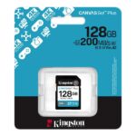 Kingston Scheda SDXC 128GB UHS-I U3 V30 Classe 10 200MB/s Canvas Go Plus - immagine 3
