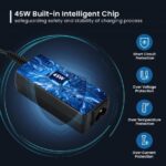 Ewent Caricabatterie universale per laptop da 45 W - 8 spine intercambiabili - Automatico - Gestione intelligente della corrente - Colore nero - immagine 2