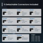 Caricabatterie universale per laptop Ewent da 90 W - 11 spine intercambiabili - Automatico - Gestione intelligente della corrente - Colore nero - immagine 3
