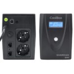 Coolbox Guardian3 SAI 800VA UPS 480W - 2x Schukos - USB - RJ45 - Protezione completa contro picchi di tensione e interruzioni di corrente - Display LCD - immagine 4