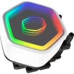 Cooler Master MasterLiquid 240 Core II Kit di raffreddamento a liquido - ARGB - TDP 270W - Compatibilità universale - Colore bianco - immagine 3