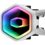 Cooler Master MasterLiquid 360 Core II Kit di raffreddamento a liquido - ARGB - TDP 280W - Compatibilità universale - Colore bianco - immagine 4