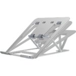 Fellowes Alumia Rialzo per laptop fino a 15" - 6 regolazioni di altezza - Realizzato in alluminio - Base antiscivolo - Colore argento - immagine 2