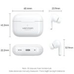 Vention Echo Lite E11 Auricolari Bluetooth 5.4 con custodia di ricarica - True Wireless - 6 ore di autonomia - Colore bianco - immagine 4