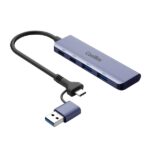 2x USB-A 3.2 Gen1 - Alluminio - Colore grigio