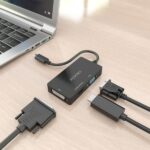 Aisens Convertitore da USB-C a DVI/HDMI/VGA - USB-C/M-DVI/H-HDMI/H-VGA/H - 15 cm - Colore nero - immagine 5
