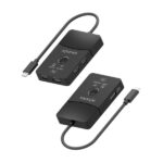Aisens USB-C Dock - USB-C a 1xHDMI 1080P@60Hz Wireless - 1xHDMI 4K60Hz - 2xUSB-C - 1xUSB-C PD 100W - 1xUSB-A - 20cm - Colore Nero - immagine 3
