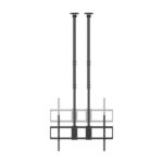 estensibile e livellabile - Da 60" a 120" - Peso massimo 120 kg - VESA massimo 1000x600 - Colore nero