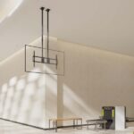 Aisens Supporto da soffitto Pro - Inclinabile, estensibile e livellabile - Da 60" a 120" - Peso massimo 120 kg - VESA massimo 1000x600 - Colore nero - immagine 4