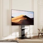 Aisens Supporto da pavimento per TV 37"-86" - Acciaio ad alta resistenza - Vassoio - Vesa massimo 600x400 mm - Carico massimo 50 kg - Colore nero - immagine 4