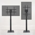 Tooq Midas Supporto da pavimento per schermi da 37-70" - Rotazione e inclinazione regolabili - Gestione dei cavi - Peso massimo 40 kg - VESA massimo 600x400 - Colore nero - immagine 3