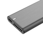 Coolbox MiniChase NS31 Custodia esterna SSD M.2 NVMe/SATA - USB-C 3.2 Gen2 - Alluminio - Colore grigio - immagine 2
