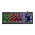 Unykach Pack Gaming NOVA 4in1 USB Tastiera multimediale + Mouse 7200dpi + Cuffie con microfono + Tappetino XL - Tastiera spagnola - Colore nero - immagine 2