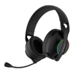 Unykach Pack Gaming NOVA 4in1 USB Tastiera multimediale + Mouse 7200dpi + Cuffie con microfono + Tappetino XL - Tastiera portoghese - Colore nero - immagine 4