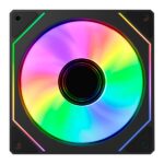 Abysm Gaming Arclight 3.0 Ventola da 120 mm con illuminazione ARGB - Velocità massima 1600 giri/min - Colore nero - immagine 2