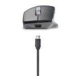 Mouse wireless multimodale NGS 1600 DPI - 6 pulsanti e rotellina di scorrimento - Tasti silenziosi - Colore nero - immagine 3
