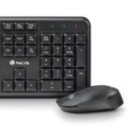 Kit tastiera wireless e mouse wireless NGS 1200 dpi - 12 tasti multimediali - Indicatori LED -  Colore nero - immagine 3