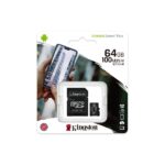 Kingston Scheda Micro SDXC 64 GB Classe 10 100 MB/s Canvas Select Plus + Adattatore SD - immagine 2