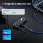Ewent Clonatore doppio alloggiamento - HDD/NVMe M2 - USB-C 3.2 Gen2 - Indicatore LED - Convertitore SATA - Colore nero - immagine 4