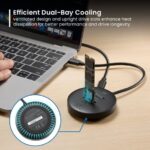 Ewent Clonatore doppio alloggiamento - NVMe M2 - USB-C 3.2 Gen2 - Indicatore LED - Colore nero - immagine 3