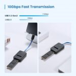 Ewent Docking station per SSD M.2 NVMe/SATA PCIe M-Key/B+M Key - USB-C - Supporta UASP e TRIM - Colore nero - immagine 3