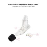 Nanocable Confezione da 10 connettori RJ45 a 8 fili Cat.6A - Auto crimpabile senza attrezzi - Colore bianco - immagine 2