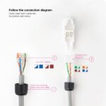 Nanocable Confezione da 10 connettori RJ45 a 8 fili Cat.6A - Auto crimpabile senza attrezzi - Colore bianco - immagine 3
