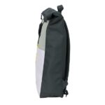 6" - Patta con fibbia - Rete antisudore - 28 x 42 x 13 cm - Colore bianco e nero
