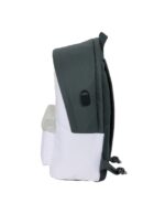 Safta Real Madrid Zaino antifurto per laptop fino a 15,6" - Tasca per tablet fino a 11" - USB integrato - Cerniera con doppio tirante - 31x44x18 cm - Colore bianco e nero - immagine 4