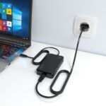 Aisens Caricabatterie portatile GaN USB-C/PD 65W - Cavo da 1,80 m - Colore nero - immagine 5