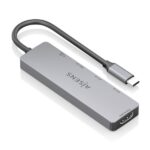 Aisens USB-C Dock 5 in 1 - USB-C a 1xHDMI - 2xUSB-A - 1xUSB-C - 1xUSB-C PD 100W - 15 cm - Colore grigio - immagine 2