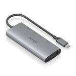 Aisens USB-C Dock 6 in 1 - USB-C a 1xHDMI - 1xUSB-A 10G - 2xUSB-C 10G - 1xSD - 1xMicroSD - 20 cm - Colore grigio - immagine 2