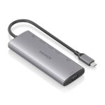 Aisens USB-C Dock 7 in 1 - USB-C a 1xHDMI - 1xUSB-A 10G - 2xUSB-C 10G - 1xSD - 1xMicroSD -  1xUSB-C PD 100W - 20 cm - Colore grigio - immagine 2