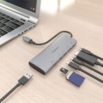 Aisens USB-C Dock 7 in 1 - USB-C a 1xHDMI - 1xUSB-A 10G - 2xUSB-C 10G - 1xSD - 1xMicroSD -  1xUSB-C PD 100W - 20 cm - Colore grigio - immagine 5