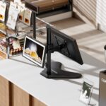 Aisens Supporto da tavolo per 2 monitor da 17"-32" - Inclinabile e ruotabile - Gestione dei cavi - Peso max 8 kg - VESA max. 100x100 mm - Colore nero - immagine 4