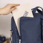 Milan 430 Since 1918 Custodia per laptop fino a 17" - Chiusura con cerniera - 3 scomparti - 42x34x9cm - Colore blu - immagine 4