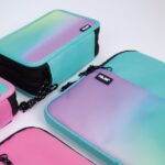 Milan Sunset Custodia per laptop fino a 13" - Chiusura con cerniera e tiretto - Tasca frontale - 34,5 x 26 x 2,5 cm - Colore turchese - immagine 4