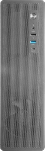 Tacens Aerom Slim 500 Case minitower ultracompatto Micro ATX - Ventola FDB da 90 mm - Alimentatore TFX 500 W - Pannello frontale e laterale in rete - Porta USB-A/USB-C/Audio - 334 x 272 x 102 mm - Colore nero - immagine 2
