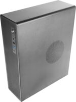 Tacens Aerom Slim 500 Case minitower ultracompatto Micro ATX - Ventola FDB da 90 mm - Alimentatore TFX 500 W - Pannello frontale e laterale in rete - Porta USB-A/USB-C/Audio - 334 x 272 x 102 mm - Colore nero - immagine 5