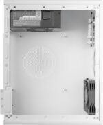 Tacens Aerom Slim 500 Case minitower ultracompatto Micro ATX - Ventola FDB da 90 mm - Alimentatore TFX 500 W - Pannello frontale e laterale in rete - Porta USB-A/USB-C/Audio - 334 x 272 x 102 mm - Colore bianco - immagine 3