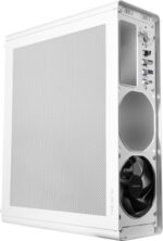 Tacens Aerom Slim 500 Case minitower ultracompatto Micro ATX - Ventola FDB da 90 mm - Alimentatore TFX 500 W - Pannello frontale e laterale in rete - Porta USB-A/USB-C/Audio - 334 x 272 x 102 mm - Colore bianco - immagine 4
