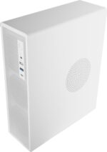 Tacens Aerom Slim 500 Case minitower ultracompatto Micro ATX - Ventola FDB da 90 mm - Alimentatore TFX 500 W - Pannello frontale e laterale in rete - Porta USB-A/USB-C/Audio - 334 x 272 x 102 mm - Colore bianco - immagine 5