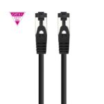 Nanocavo Cavo di rete Patch cord Cat.8.1 2Ghz LSZH SSTP AWG26 - Lunghezza 0,5 m - Colore nero - immagine 3