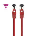 Nanocavo Cavo di rete Patch cord Cat.8.1 2Ghz LSZH SSTP AWG26 - Lunghezza 0,5 m - Colore rosso - immagine 3