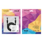 Nanocavo Cavo di rete Patch cord Cat.8.1 2Ghz LSZH SSTP AWG26 - Lunghezza 0,25 m - Colore nero - immagine 5