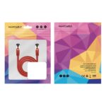 Nanocavo Cavo di rete Patch cord Cat.8.1 2Ghz LSZH SSTP AWG26 - Lunghezza 0,30 m - Colore rosso - immagine 5