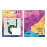Nanocavo Cavo di rete Patch cord Cat.8.1 2Ghz LSZH SSTP AWG26 - Lunghezza 1 m - Colore verde - immagine 5