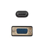 Nanocable Cavo convertitore da VGA a HDMI - VGA/M-HDMI/M -  1,8 m - Colore nero - immagine 3
