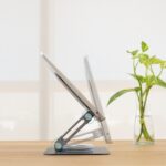 Tooq Supporto per laptop fino a 13" - Rotazione 360° - Pieghevole e portatile - Colore grigio - immagine 4