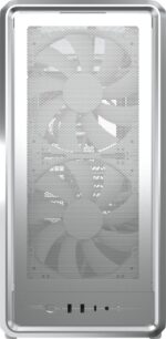 Cooler Master Masterframe 500 Case Tower E-ATX - Finestra laterale - Pannelli intercambiabili - 2 ventole frontali da 200 mm - Griglia in metallo - 654x580x376 mm - Colore argento - immagine 4